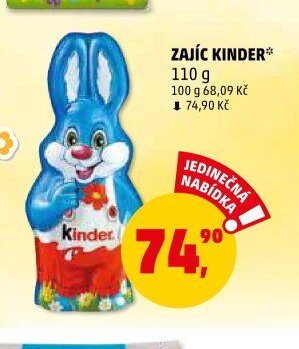 Zajíč Kinder