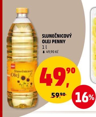 Slunečnicový olej Penny