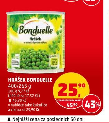Hrášek Bonduelle