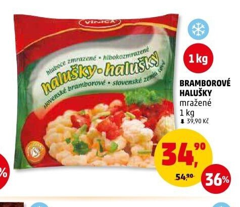 Bramborové halušky mražené