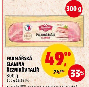 Farmářská slanina Řezníkův talíř