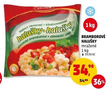 Halušky bramborové mražené Vinica