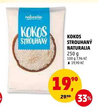Kokos strouhaný Naturalia