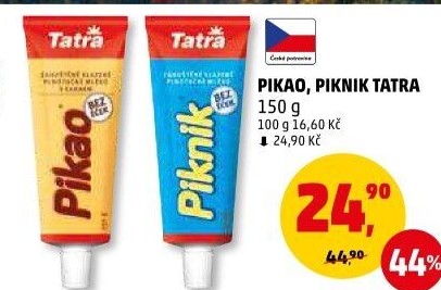 Mléko kondenzované Pikao Tatra