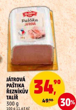 Paštika játrovka Řezníkův talíř