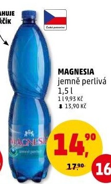 Přírodní voda Magnesia
