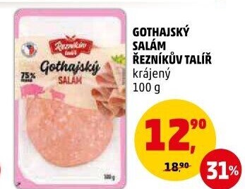 Salám Gothaj Řezníkův talíř