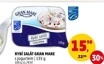 Salát rybí s jogurtem Gran Mare