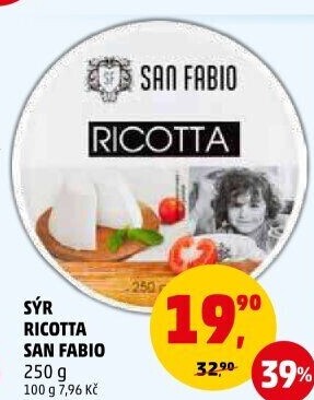 Sýr Ricotta San Fabio