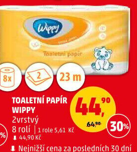 Toaletní papír 2vrstvý Wippy