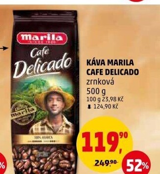 Zrnková káva Delicado Marila