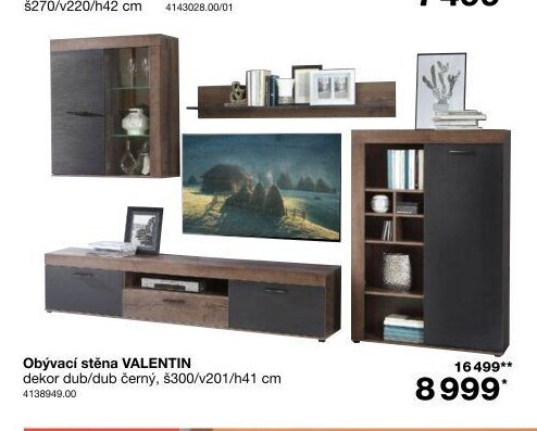 Obývací stěna VALENTIN - Jysk akcniletaky.com