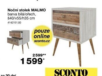 Noční stolek MALMO - Jysk akcniletaky.com