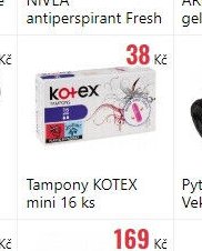 Tampony KOTEX mini 16 ks