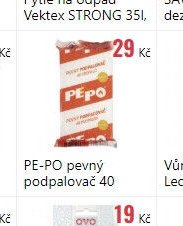 PE-PO pevný podpalovač 40