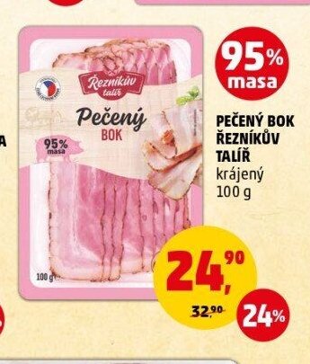 PEČENÝ BOK ŘEZNÍKŮV TALÍŘ krájený