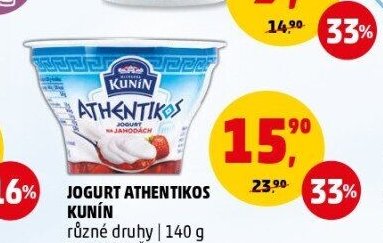 Jogurt Authentikos Kunín