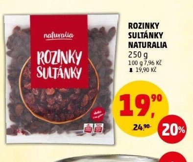 Rozinky sultánky Naturalia