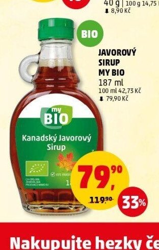 Javorový sirup My Bio