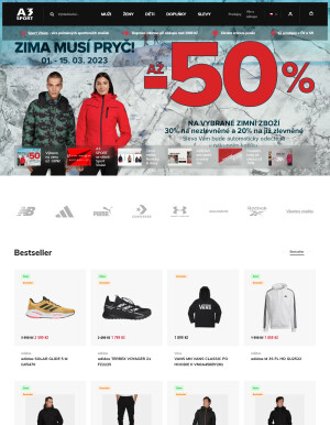 akční leták A3 SPORT 8.3.2023-14.3.2023