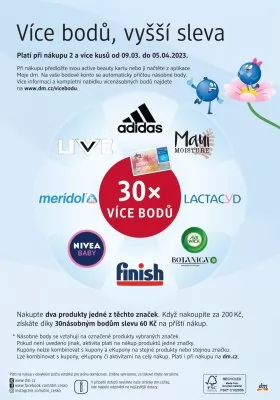 akční leták dm drogerie 9.3.2023-5.4.2023