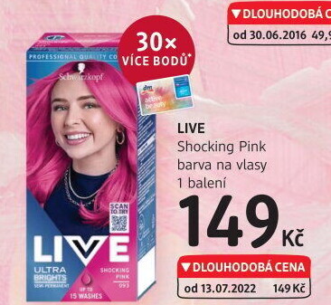 Barva na vlasy Live Schwarzkopf - dm drogerie akcniletaky.com