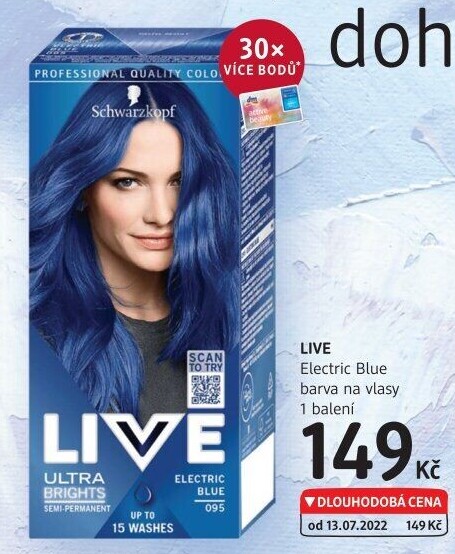 Barva na vlasy Live Schwarzkopf