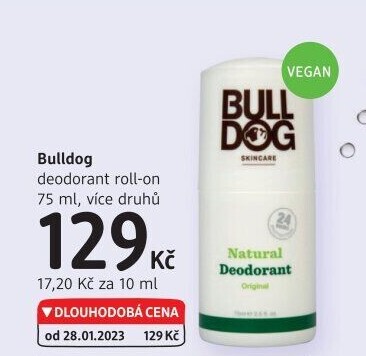Deodorant kuličkový roll-on Bulldog