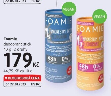 Deodoranty stick Foamie