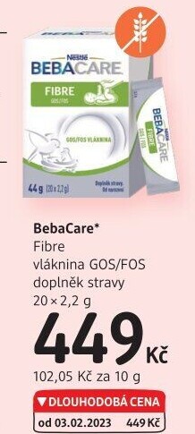 Doplněk stravy vláknina FibreGOS/FOS BebaCare Nestlé