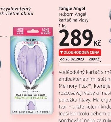 Kartáč na vlasy Tangle Angel