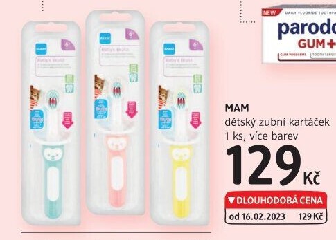 Kartáček na zuby dětský MAM