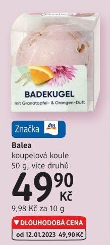 Koupelová koule Balea