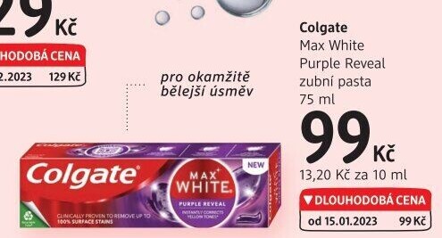 Pasta na zuby Max White Purple Reveal Colgate