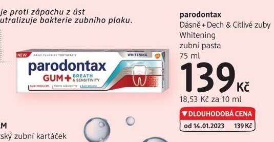 Pasta na zuby Whitening Parodontax