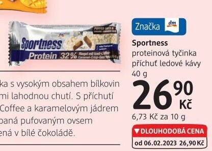 Proteinová tyčinka Sportness