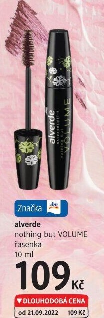 Řasenka Nothing but Volume Alverde