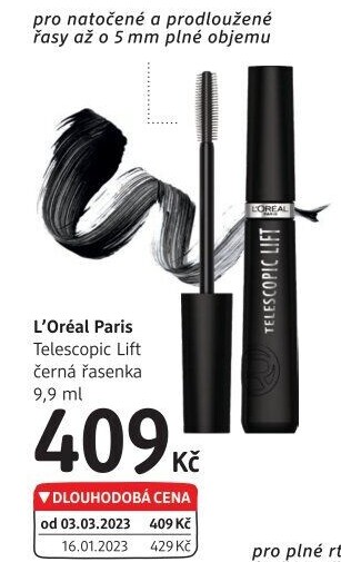 Řasenka Telescopic Lift L'