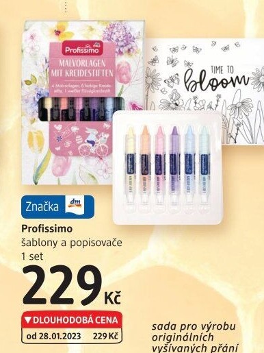 Sada šablon a popisovačů Profissimo