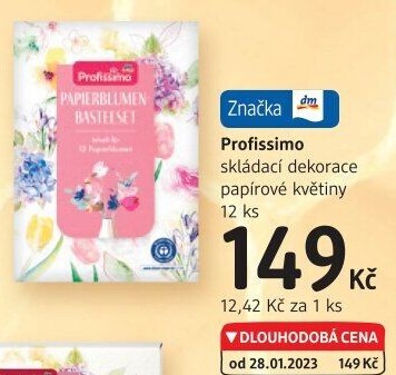 Skládací papírové dekorace Profissimo
