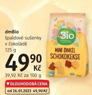 Špaldové sušenky dm Bio