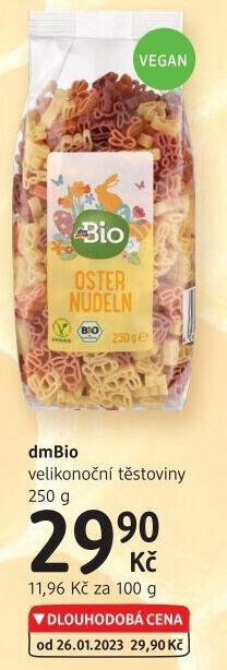 Těstoviny dm Bio