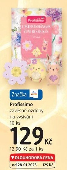 Závěsné ozdoby na vyšívání Profissimo
