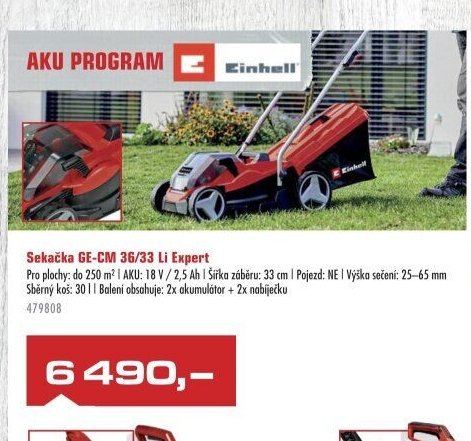 Sekačka GE-CM 36/33 Li Expert - UNI HOBBY akcniletaky.com