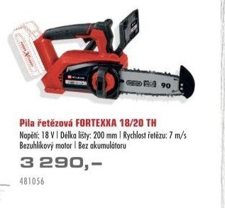 Pila řetězová FORTEXXA 18/20 TH - UNI HOBBY akcniletaky.com