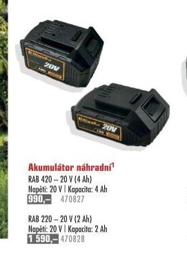 Akumulátor náhradní RAB 420 - UNI HOBBY akcniletaky.com