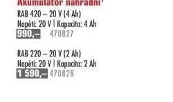 Akumulátor náhradní RAB 220 - UNI HOBBY akcniletaky.com
