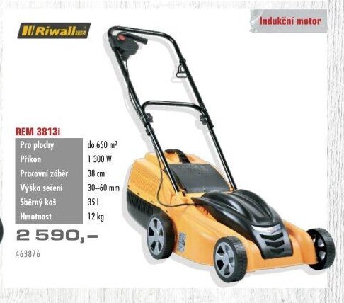 Riwall REM 3813i - UNI HOBBY akcniletaky.com
