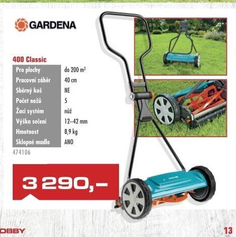 Gardena 400 Classic - UNI HOBBY akcniletaky.com