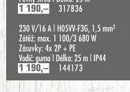 Emos Prodloužovací kabel na bubnu (230 V/16 A) - UNI HOBBY akcniletaky.com